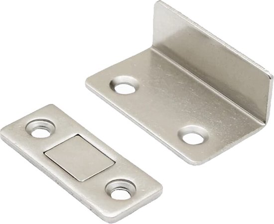 Deurvastzetter Magnetisch Zilver