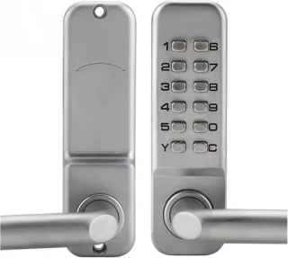 Digitaal cijferslot - sleutelloos mechanisch - 30-60 mm - zilver