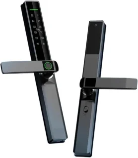 Digitaal deurslot - biometrisch - zwart