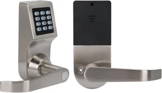Digitaal deurslot Codeslot Kaartslot 30-65 mm Zilver