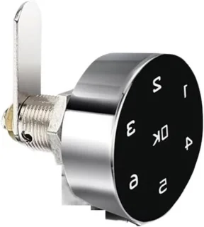 Digitaal deurslot combinatieslot zilver