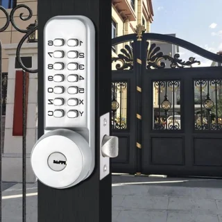 Digitaal deurslot zilver