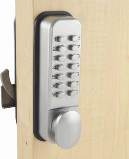 Digitaal schuifdeurslot met handvat