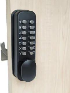 Digitaal schuifdeurslot – zwart