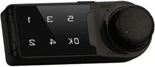 Digitaal wachtwoordslot 30 mm zwart
