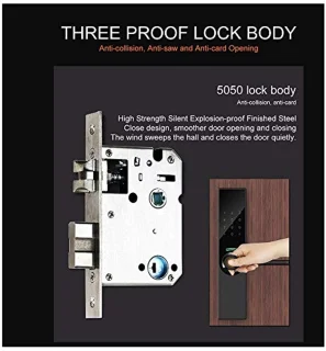 Digital Biometric Smart Door Lock Fingerprint Keyless