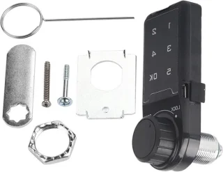 Digitale kastslot elektronisch 30mm zwart