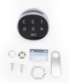 Digitale Kastslot Latch - Zilver