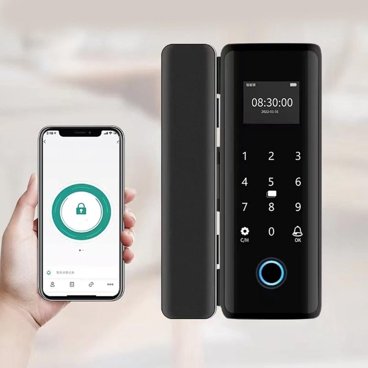 Digitale Vingerafdruk Deurslot Keyless Entry Biometrisch Slot