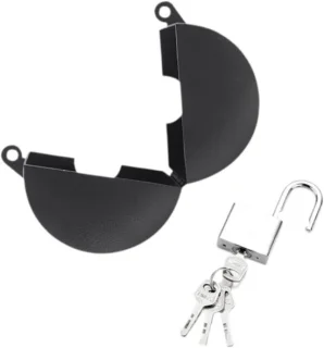 Draagbaar deurslot - 9 cm - zilver