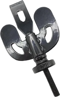 Draagbaar deurslot RVS 9,5 x 5,2 cm - Zilver