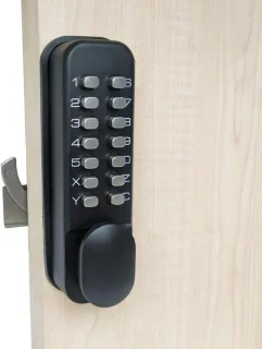 Eenvoudig digitaal schuifdeurslot
