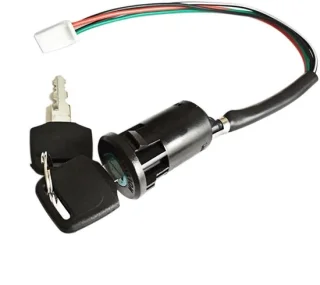 Elektrisch contactslot voor motorfiets en quad