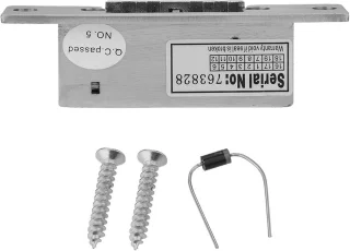 Elektrisch deurslot smal type zilverkleurig