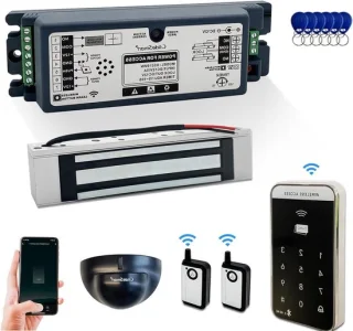 Elektrisch deurslot systeem toegangscontrolekit zilverkleurig