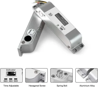 Elektrisch Dropboltslot 12V NC