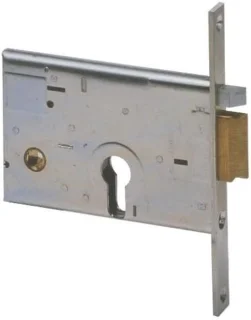 Elektrisch insteekslot 60 mm links verzinkt