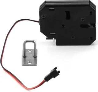 Elektrisch kastslot 20 mm - Zwart