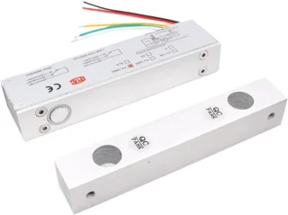 Elektrisch magneetgrendelslot opbouwmontage 12 volt zilverkleurig