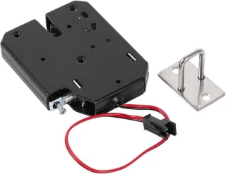 Elektrisch magneetslot 7x6x2 cm zwart