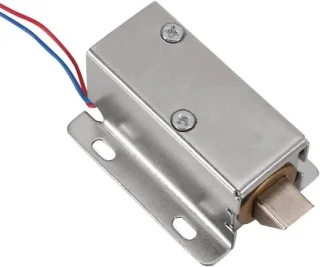 Elektrisch magneetslot, deurslot/kluisslot, 54 x 41 x 27 mm, zwart