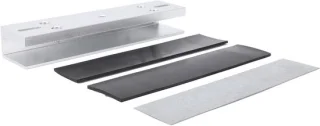 Elektrisch magnetisch slot met U-vorm beugel 180x42x27mm aluminiumkleur