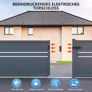 Elektrisch poortslot voor hekken en tuindeuren, 24V