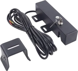 Elektrisch poortslot zwart 25.1 cm