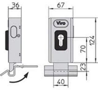 Elektrisch slot V06 - Antraciet