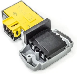 Elektrisch slot voor wasmachinedeur 6x4 cm wit