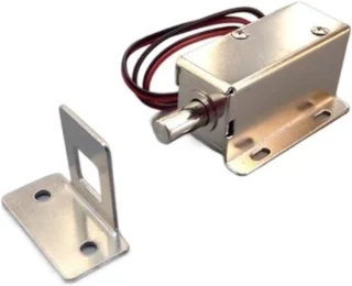 Elektrisch solenoidslot - Zwart