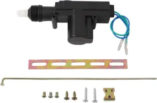 Elektrische actuator deurslot - centrale vergrendeling motor - zwart