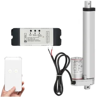 Elektrische lineaire aandrijving zilver