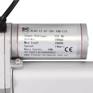 Elektrische lineaire actuator 12V 1000N