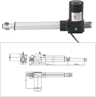 Elektrische lineaire actuator 12V 6000N