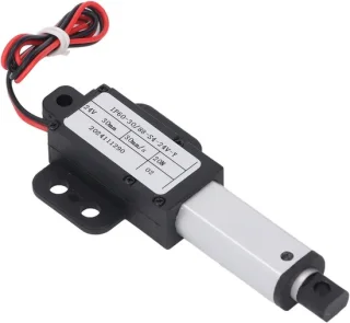 Elektrische lineaire actuator 30 mm slag zilver