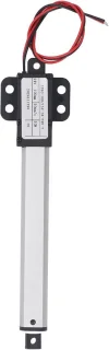 Elektrische lineaire actuator mini bewegingsmotor 100 mm slag zilver