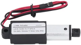 Elektrische lineaire actuator Mini motor 175 mm slag zilver