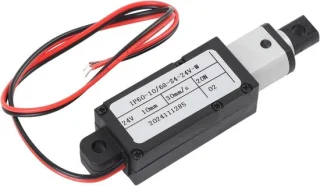 Elektrische lineaire actuator - mini motor - 20 N 10 mm slag - aluminium