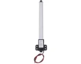 Elektrische lineaire actuator - mini motor - 200mm slag - zilver