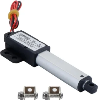 Elektrische lineaire actuator mini motor lineair 50mm slag zilver