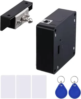 Elektromagnetisch kastslot zwart