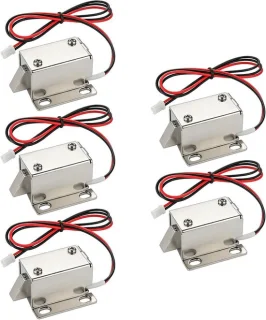 Elektromagnetisch slot - 5 stuks - Zilver