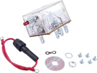 Elektromagnetische actuator - 12v 10a - zwart