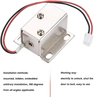 Elektromagnetische boutslot DC 12V