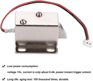 Elektromagnetische boutslot DC 12V