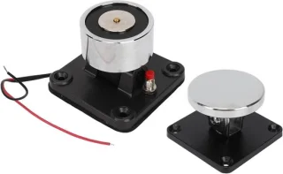 Elektromagnetische deurhouder (deurmagneet) zilverkleurig