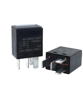 Elektromechanisch relais 24 volt zwart