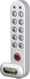 Elektronisch cijferslot 136 mm zilver