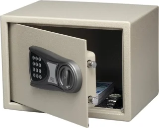Elektronisch cijferslot deur beige